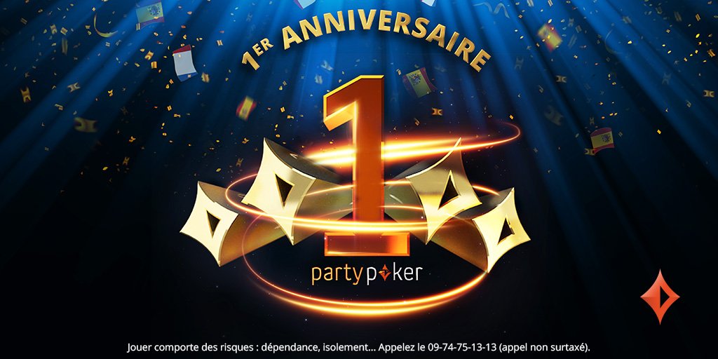 FRpartypoker's tweet image. C'est notre anniversaire, nous le célébrons avec un freeroll à 5 000 € à 20h30 ! Des surprises vous attendent sur Twitter. Des joueurs actifs à nos tables recevront un package surprise ! #Retweet et 5 joueurs recevront eux aussi un package surprise.  #RT #partypokerbirthday