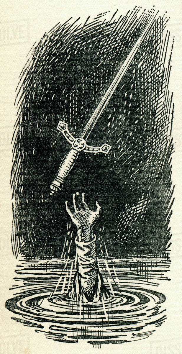Sprint0Studio's tweet photo. In researching fabled swords, we found that what a hero did with the sword was often not as interesting as how the hero acquired it. Swords acquired in stones, from ladies in lakes, and meteorites - the birth of a sword needs to be as epic as the hero wielding it. #MarchMondays https://t.co/GLIMQGE3lG