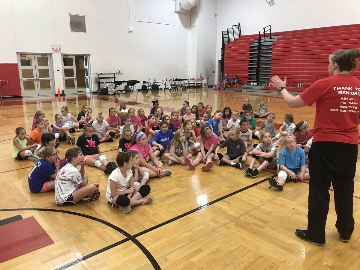 woodvolleyball's tweet photo. We had 160 volleyball girls at camp today! Day 1...
#recordbreakingnumbers. #loveoursport https://t.co/5h9vvJgrP1