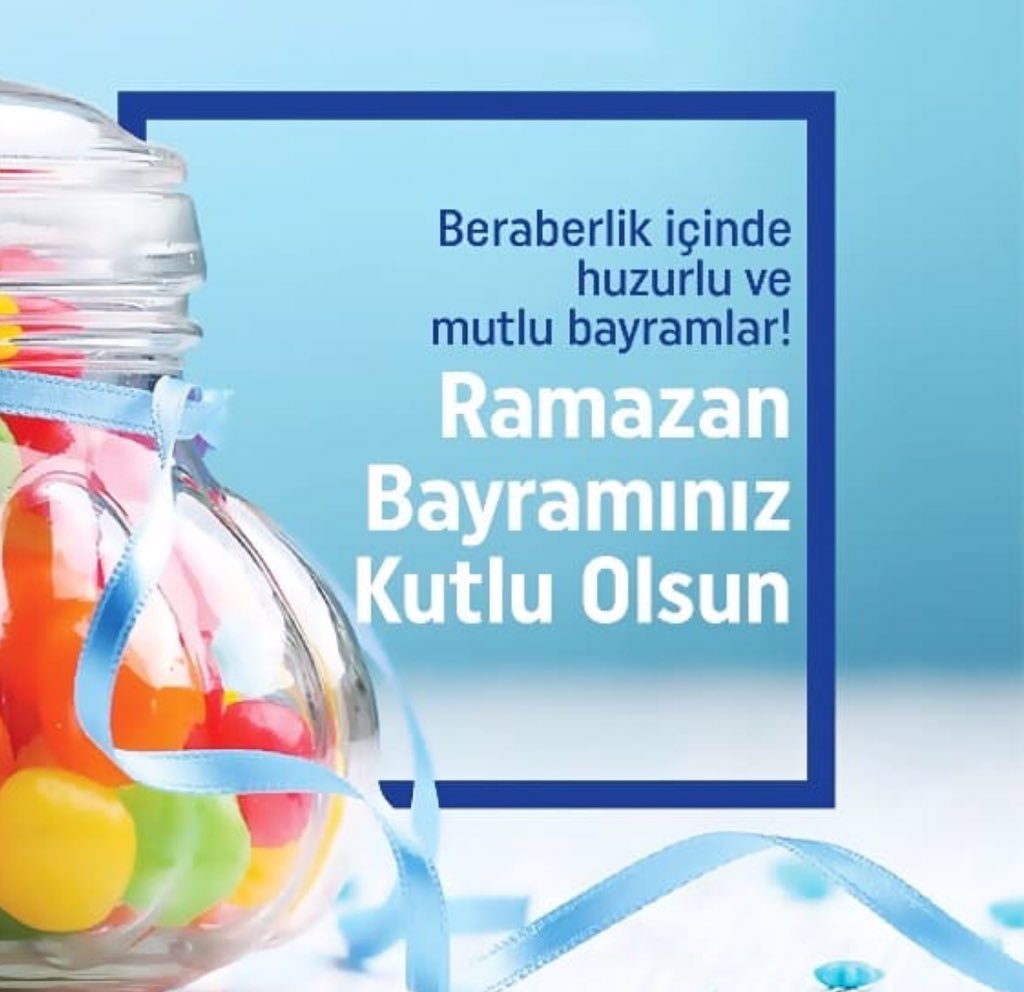 Birlik, beraberlik ve huzur dolu zamanlar geçirmek dileğiyle..İyi Bayramlar ☺️ #ramazan #bayram #iyibayramlar #birlik #beraberlik #huzur #sağlık