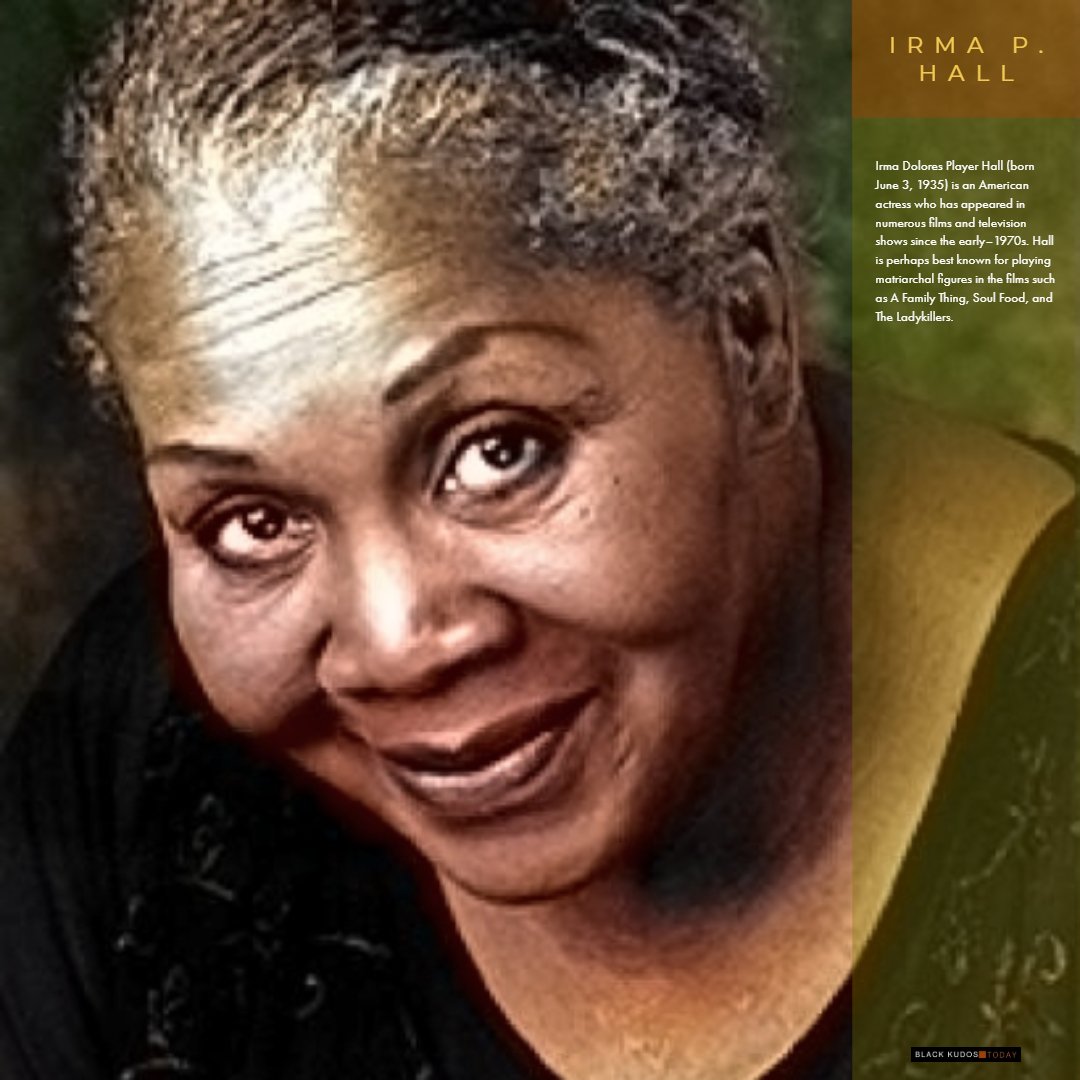 Happy Birthday to Irma P. Hall.  
 