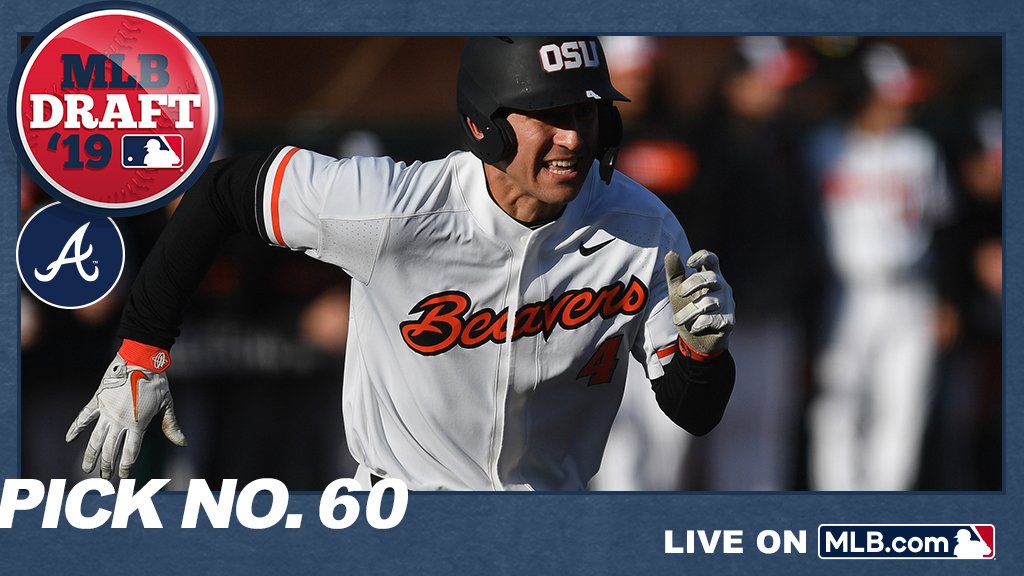 MLBDraft's tweet photo. With the 60th pick of the 2019 #MLBDraft, the @Braves select @BeaverBaseball SS Beau Philip: https://t.co/OHooNe2EPu https://t.co/6BBu4j1x1X