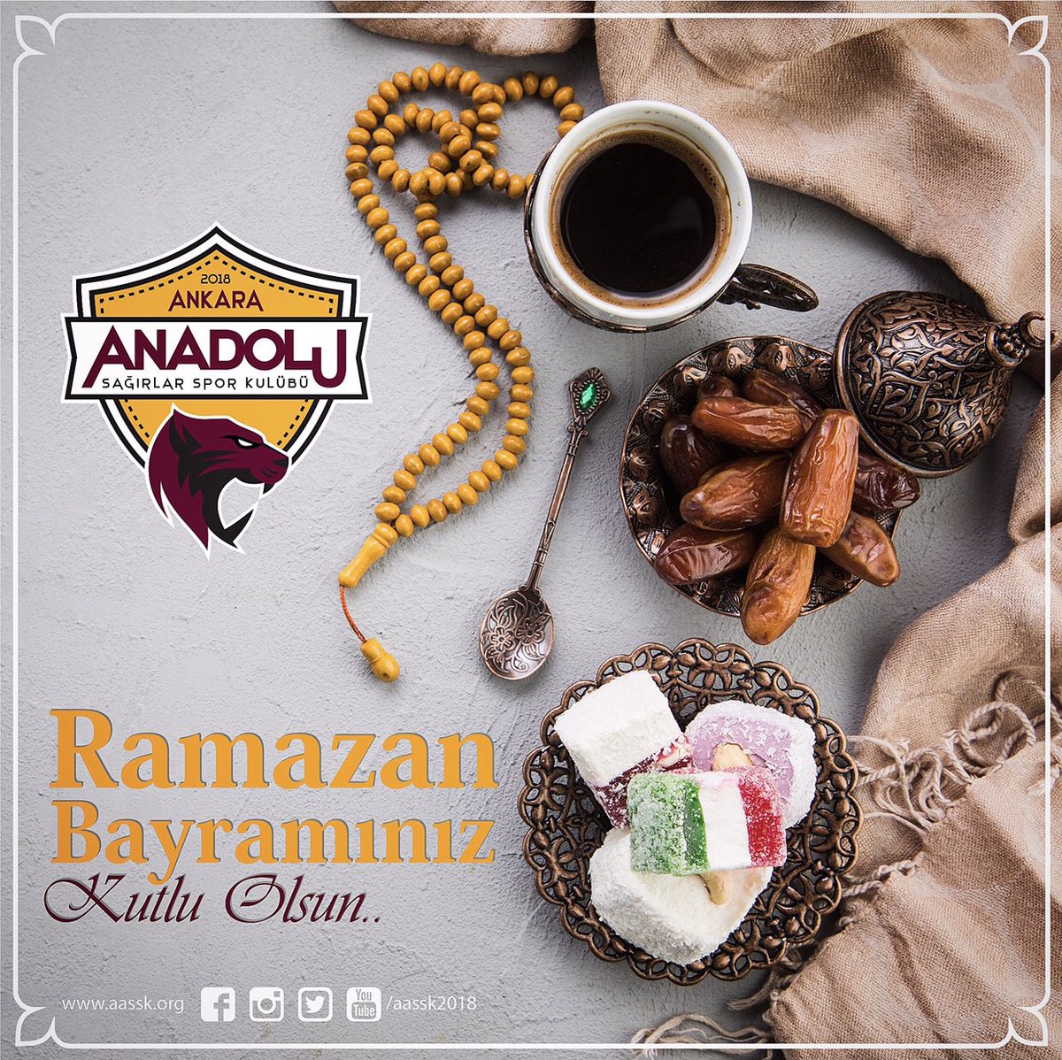 Tüm sevdiklerinizle birlikte nice güzel ve huzurlu bayramlar geçirmeniz dileğiyle, Ramazan Bayramı’nız Kutlu olsun. 
#HayırlıBayramlar
#BayramınızMübarekOlsun #aassk #aassk2018 #sagir #sagirlar #basketbol #deaf #deafbasketball