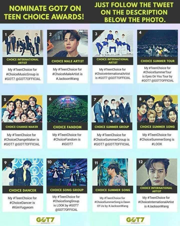 AndyPratt81's tweet photo. My #TeenChoice for #ChoiceChangeMaker is #GOT7 @GOT7Official https://t.co/gdpvNWymR4