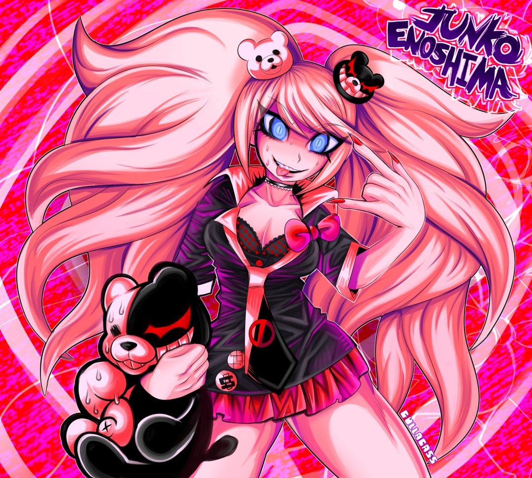 Fanart of Junko Enoshima from Danganronpa! 