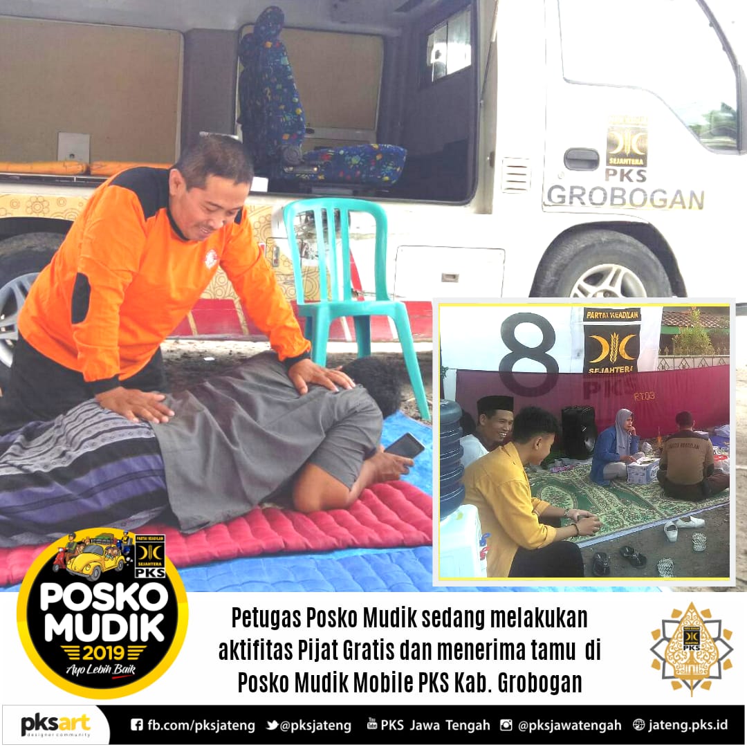 PKSjateng's tweet photo. Ini beberapa fasilitas di posko mudik PKS Jawa Tengah,
ada yg menyediakan tempat tidur, cek kesehatan, pijat, dll. 

cocok buat pemudik yang mau melepas lelah. Baik lelah karena perjalanan, maupun lelah hati karena THR belum datang datang  :D

#poskomudikpks2019 #mudikpksjateng https://t.co/NVO61pNIna