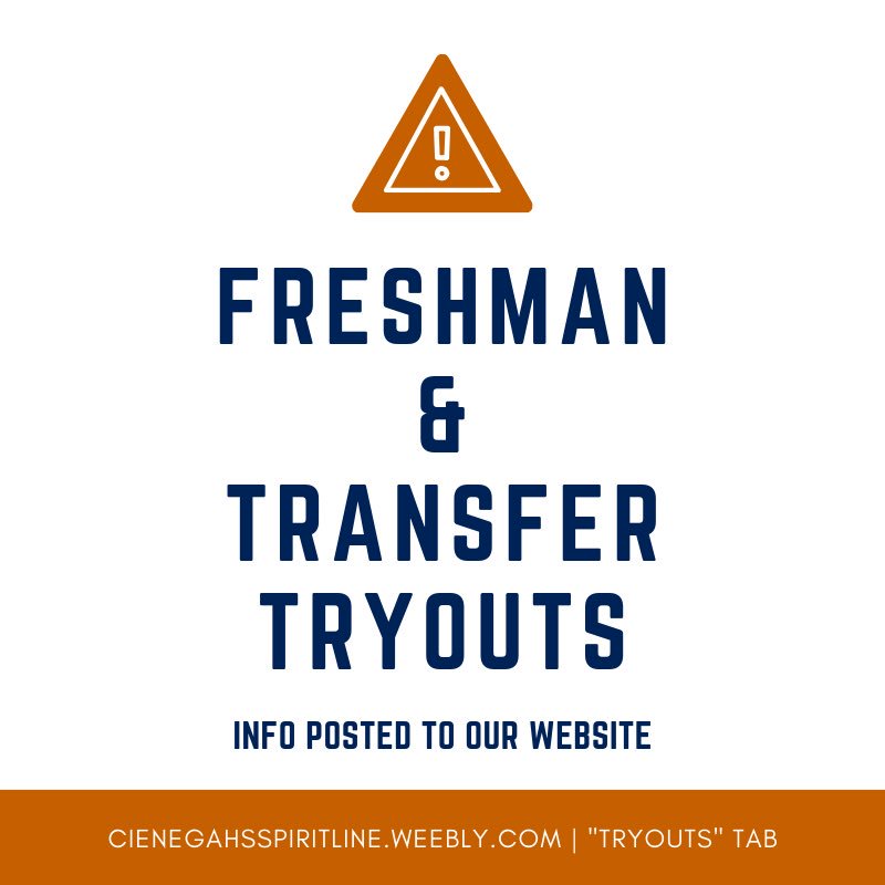 Freshman and Transfer tryout info has been posted to our website under the “Tryouts” tab!