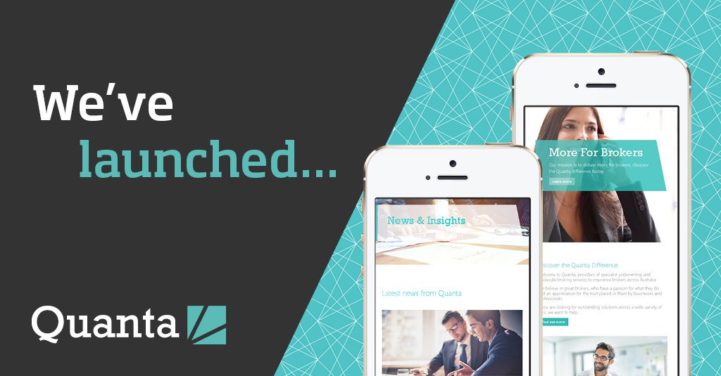 QuantaInsurance's tweet image. We are excited to announce the launch of our new website and introduce you to the fresh new look. Pay us a visit at quanta.com.au and experience the difference for yourself!
#website #launch #new #announcement #business #insurance