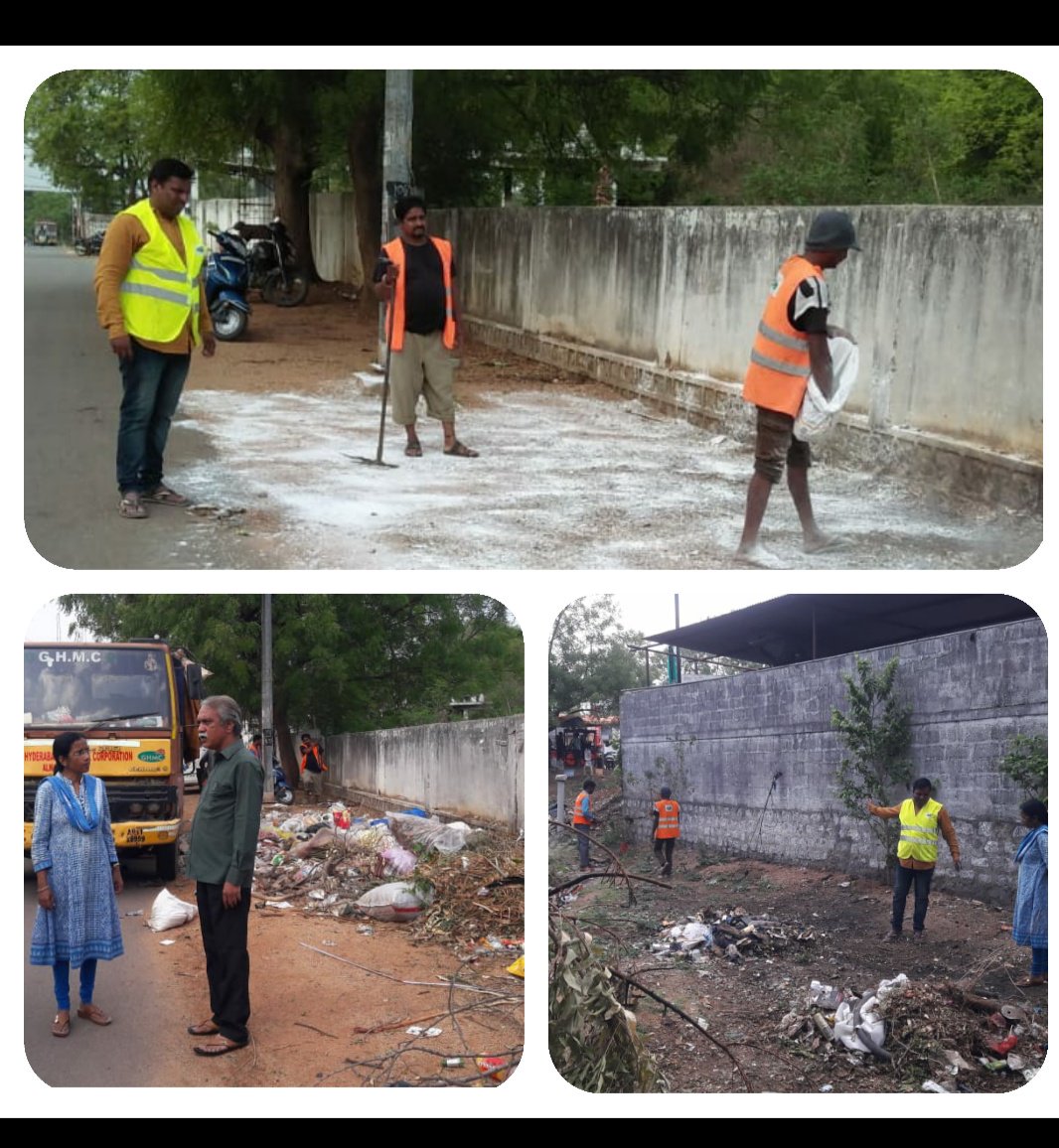 NirmalaHelen's tweet photo. @NewBolarum @CommissionrGHMC @ZC_Kukatpally @DC_Alwal @GHMCOnline @arvindkumar_ias @ChiefEntomolgst Complaint attended - Garbage is cleared on new bolaram road in ghmc juridiction. https://t.co/b0Bu3bQUgK
