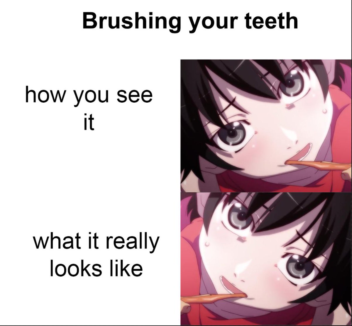 anime toothbrush scene｜TikTok Search