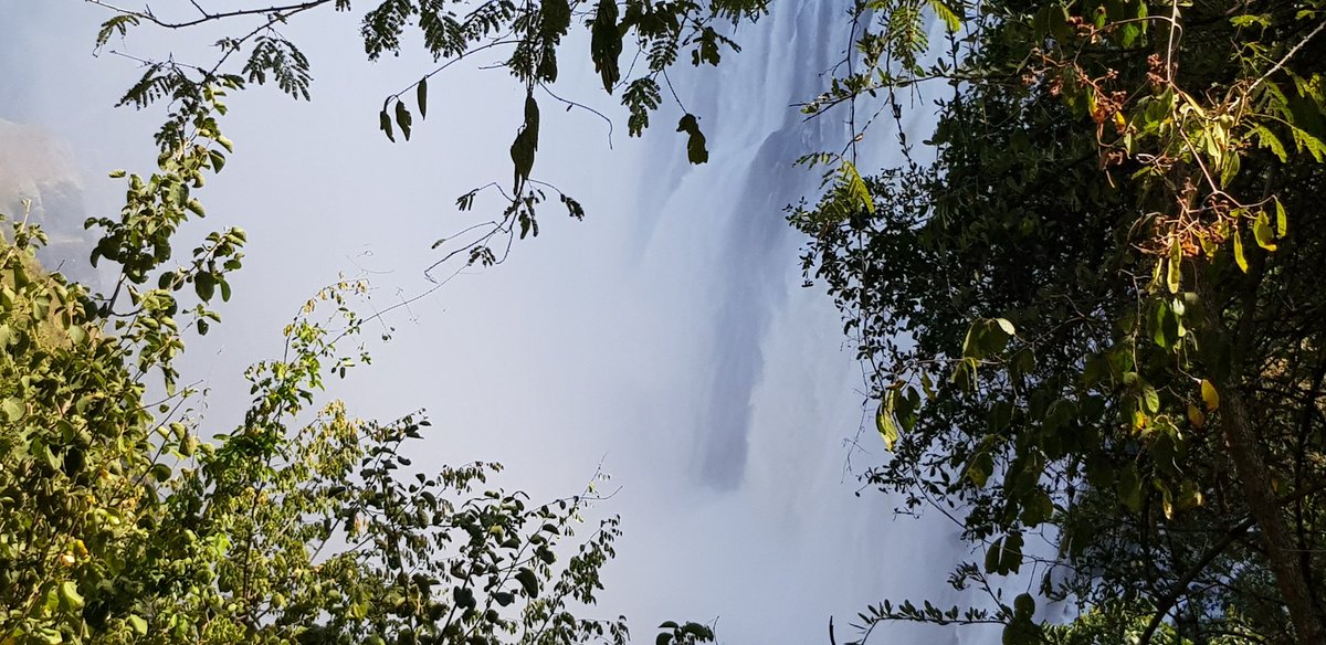 ictjournalist's tweet photo. Good morning people....the weather has started becoming cold as we enter the cold season. Load shedding of electricity  is also at its peak. #ClimateChangeEffect 
below is a pic of water in the Zambezi at the #Victoriafalls https://t.co/gdIA6836JE