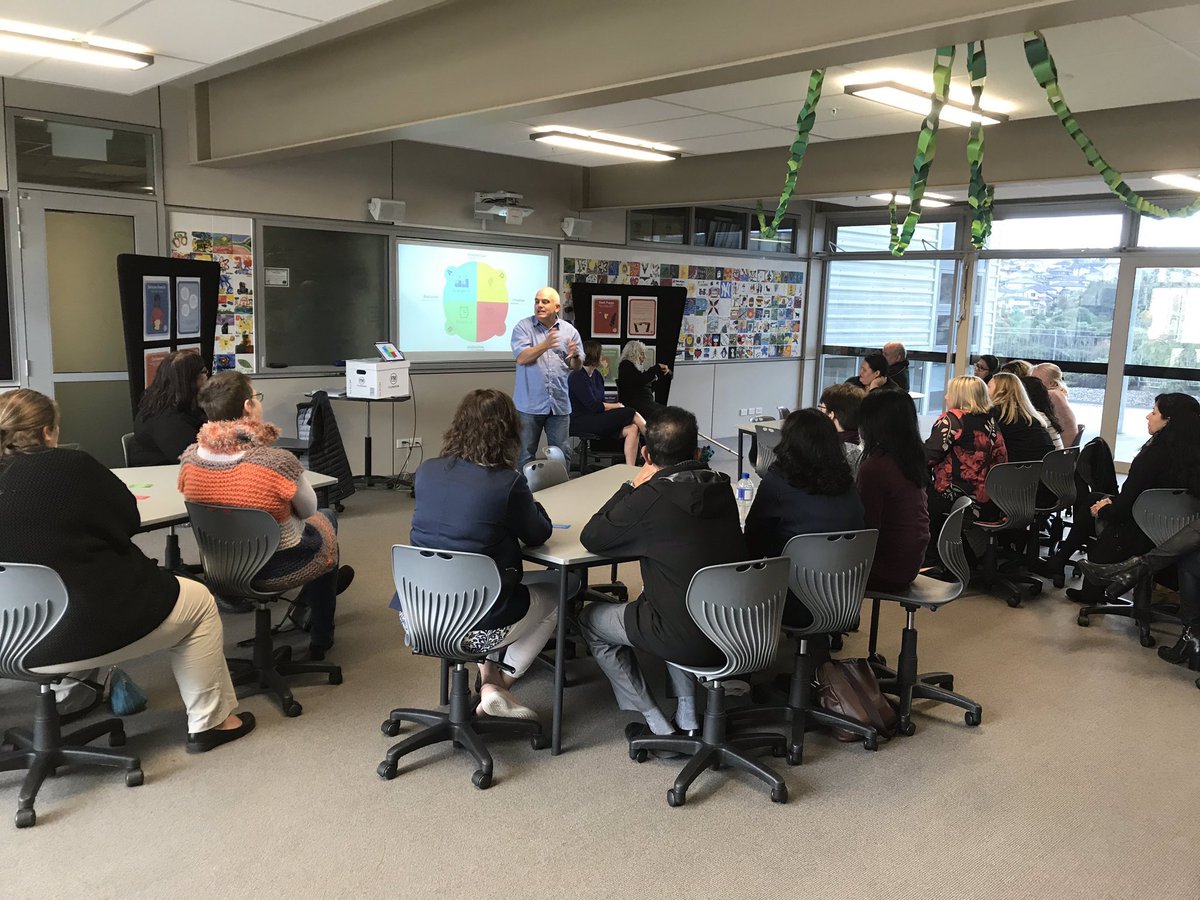 <a href="/OJCollege/">Ormiston Junior College</a> Leader of Learning, Luke Sumich, coaching the combined group of support staff from across <a href="/FlatBushSchools/">FlatBush7</a> in whole-brain thinking and the HBDI model... #Flatbush7
