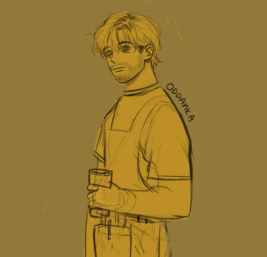 how does everyone sketch so clean??? my sketches all look like i drew it with my foot until i just paint right on top of it for 10 hours 😭😭💦