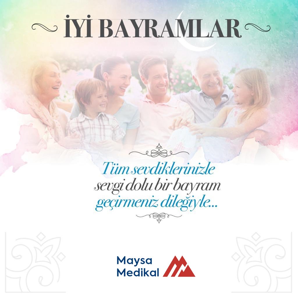 Sağlıklı, mutlu ve huzurlu bir bayram dileriz.
#iyibayramlar #EidMubarak #maysamedikal