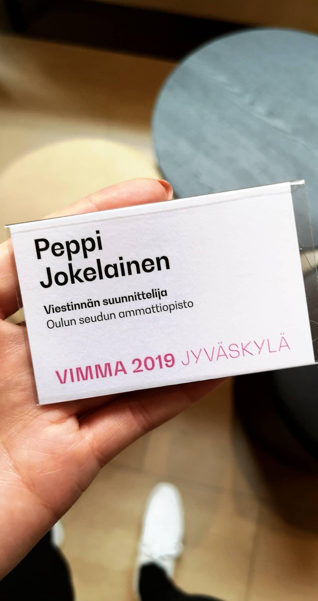 peppij's tweet photo. Tänään ja huomenna ohjelmassa Viestinnän ja markkinoinnin foorumi VIMMA #viestintä #markkinointi #osao #vimma https://t.co/bwYFhiisIt