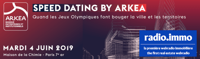 royojm's tweet image. Paris 2024 : vivez le 7e Speed Dating by Arkea en direct avec Radio Immo @radioimmo #ArkeaImmobilier @cmarkea leblogdesinstitutionnels.fr/2019/06/04/sui…