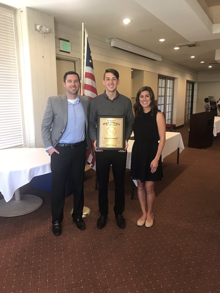 coachd_31's tweet photo. Congrats to my son @hunterdobyns for winning the Rick Gabrielson Athlete of the year award and a $1,250.00 scholarship! So proud of you and all the years of grinding on the 🏀court and 🏈 field! #Mikebacker #QB1 #3ball🏀 #lockdownD #gentlemanandascholar https://t.co/5H2u3xxmED