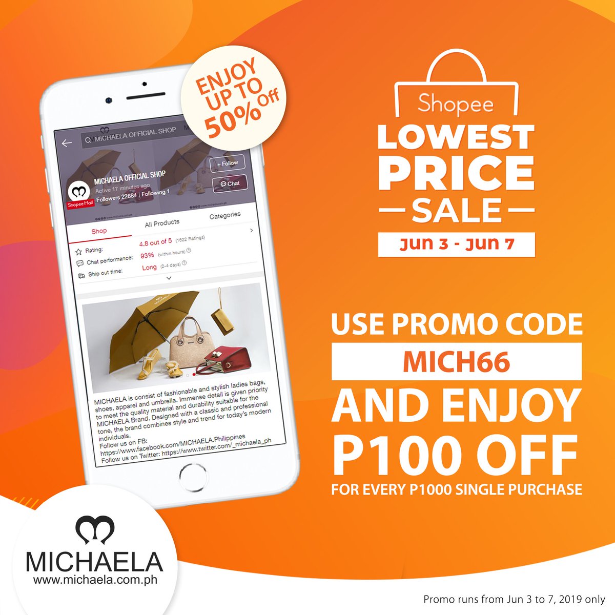 MICHAELA on Twitter "Hey Shoppers! In celebration of Shopee's 6.6