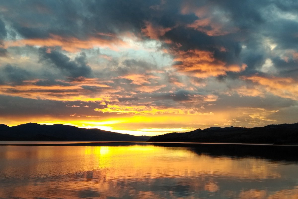Sunset on Lake Laberge