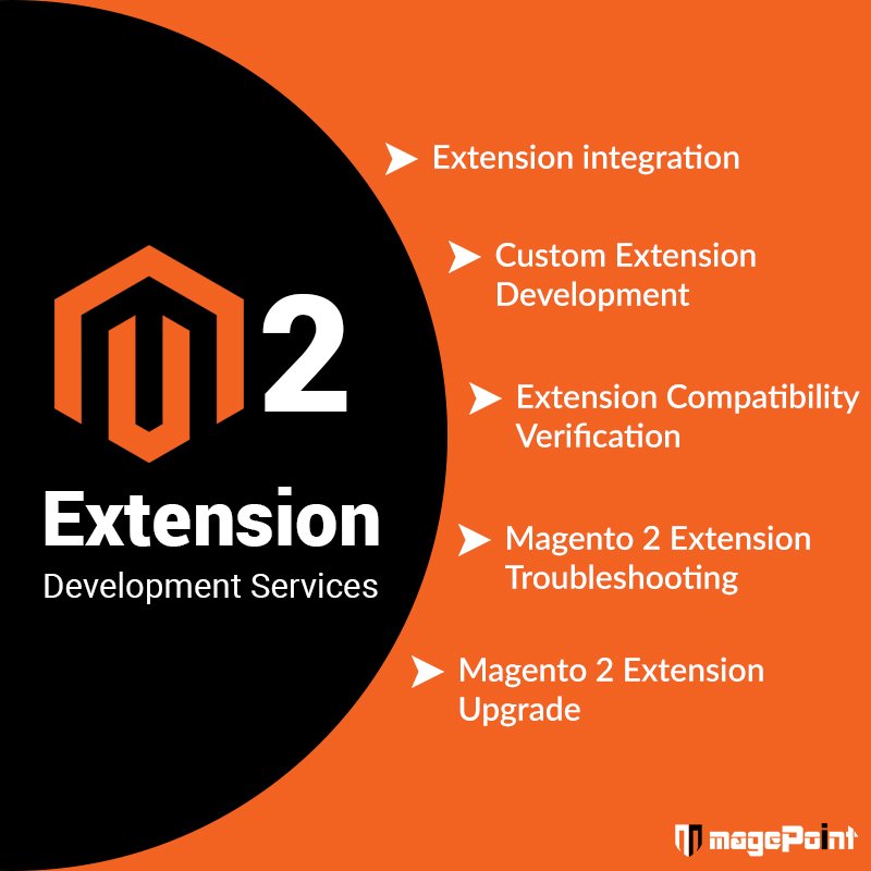 magepointcom's tweet photo. Add more functionality on your eStore with #Magento2 #Extensions! Reach us to get best offers for Custom #Magento2Extension Development services: https://t.co/MTAQBjZyOw #Magento2Developers #MagentoCompany #magePoint https://t.co/B5tSle2Ri4