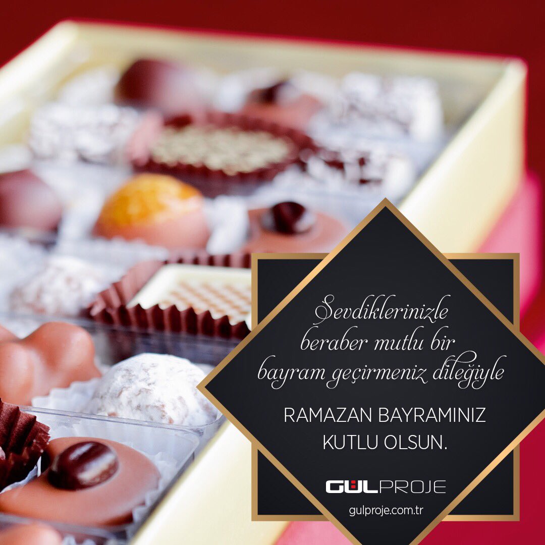 projegul's tweet photo. Sevdiklerinizle beraber mutlu bir bayram geçirmeniz dileğiyle Ramazan Bayramınız kutlu olsun.

#RamazanBayramı #Gülproje #Gulproje https://t.co/YPDovOcziv