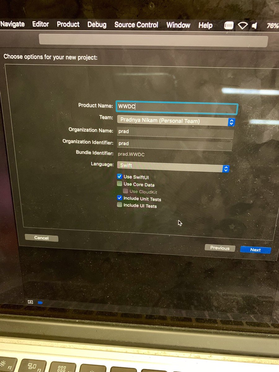 pradnya_nikam's tweet image. Use SwiftUI? CHECK THE BOX!! #WWDC19 #Xcode11