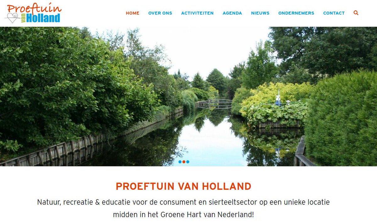 Op 23 mei is de vernieuwde website van Proeftuin van Holland online gegaan. 

Nu er pagina's zijn aangemaakt voor de agenda en activiteiten kunnen bezoekers direct zien wat er allemaal valt te beleven op deze bijzondere locatie. 

proeftuinvanholland.nl