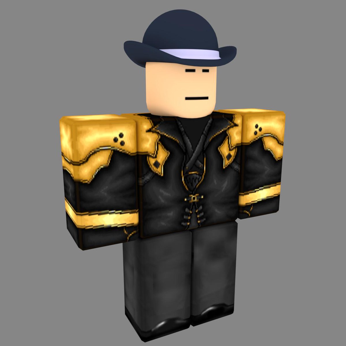 Roblox Purple Banded Top Hat