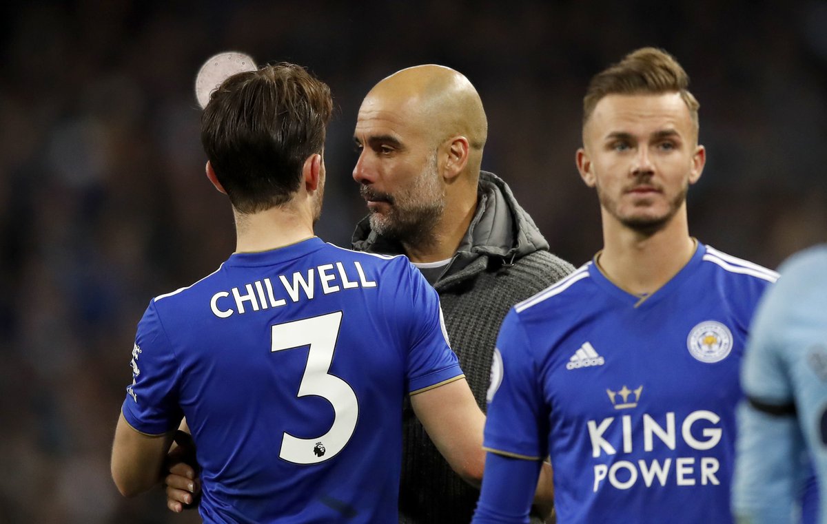 Manchester City News On Twitter What Pep Guardiola Said To Ben Chilwell On The Pitch After Man City Beat Leicester Mcfc Https T Co Gzmjhsmfoy