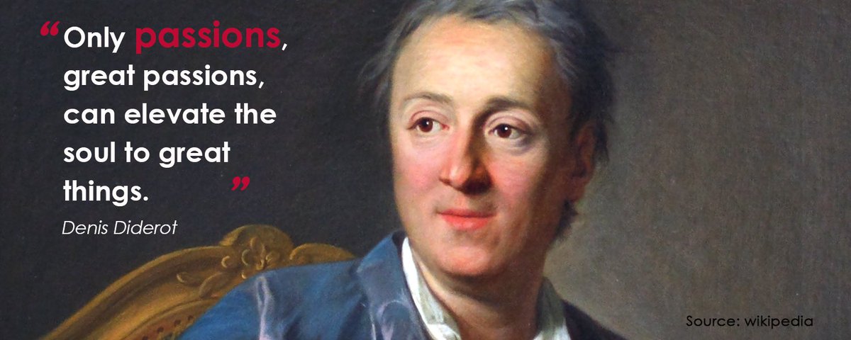 IOPassion's tweet photo. Passion quote of the day: “Only passions, great passions, can elevate the soul to great things.” —Denis Diderot    #QuoteTuesday #TuesdayMotivation #leadership #power #passion #FoP2019 https://t.co/1Z8i25DiBL