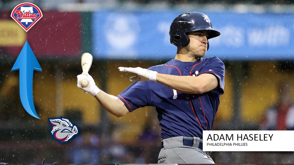 #Phillies No. 3 prospect Adam Haseley will be called up to the Majors on Tuesday for his big league debut.

📰atmlb.com/2WLUlms