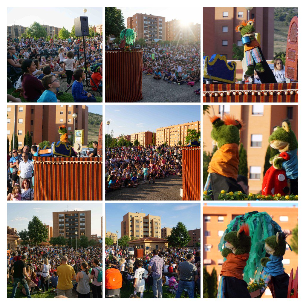 Ayer comenzó el Festival de Titiricuenca con Sapo y Sepo en el parque de Titiricuenca con gran afluencia de público