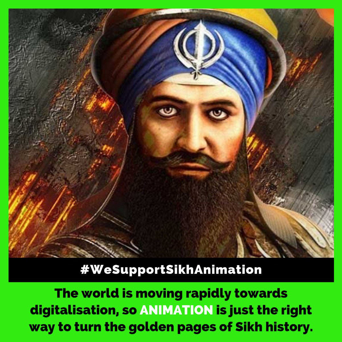 sikhanimation's tweet photo. Animations are versatile, flexible and excellent for communicating concepts of all kinds to broad audiences, especially the young generation.
#WeSupportSikhAnimation https://t.co/xS1pFf7oSx
