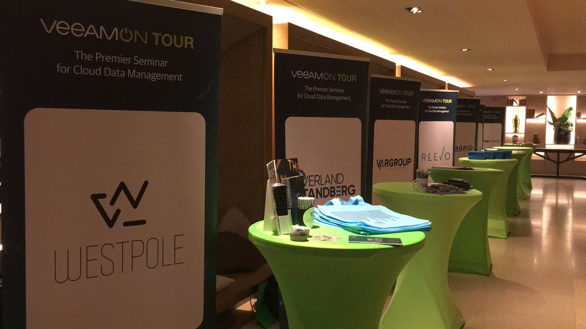 .@WESTPOLE_SPA è Gold Sponsor del #VeeamONTour 
VI ASPETTIAMO alla prima tappa di @veeam_it a Milano al @enterprisehotel 😀