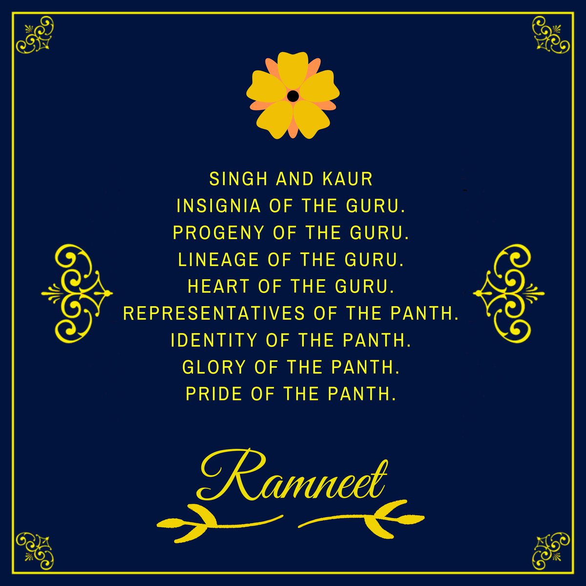 MovieMotherhood's tweet photo. A few words of wisdom from a Kaur, celebrating Guru, Panth and life partners.
Join the Journey of 𝐌𝐚𝐭𝐚 𝐒𝐚𝐡𝐢𝐛 𝐊𝐚𝐮𝐫, in theatres soon.
https://t.co/zGSy6Cq5zb
#MotherhoodTheMovie #MataSahibKaurJi #MotherOfTheKhalsa #Poetry #SinghAndKaur #Singh #Kaur https://t.co/rtX4fNMf2K
