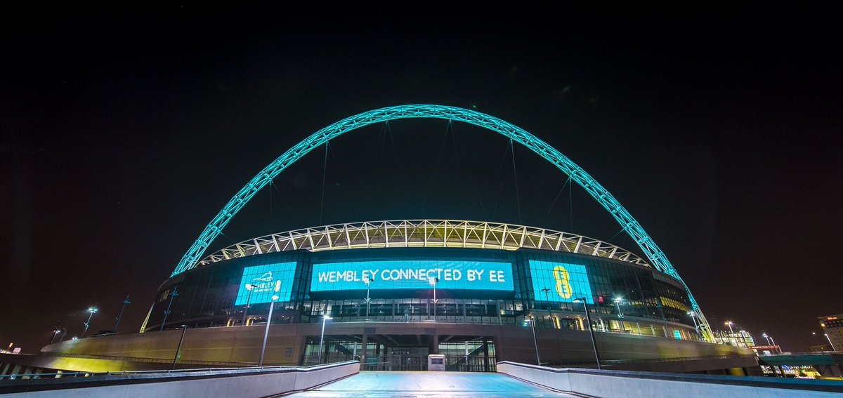 EE's tweet photo. We're delighted to extend our partnership with @wembleystadium.

Over the past six years, we've hosted some incredible moments, with our network bringing fans closer to the action than ever before in the world's most connected stadium.

Looking forward to more amazing moments! https://t.co/2LC8ZXovhB