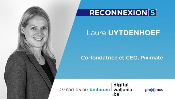 digitalwallonia's tweet photo. Reconnexion avec notre identité biométrique : intervention de Laure Uytdenhoef, CEO de @piximateapp ce mercredi au #mforum #digitalwallonia @proximus https://t.co/jgidwYsed4
