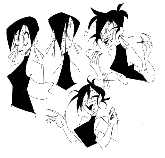 Various sketches from the past few days...just going through the monthly art rut 