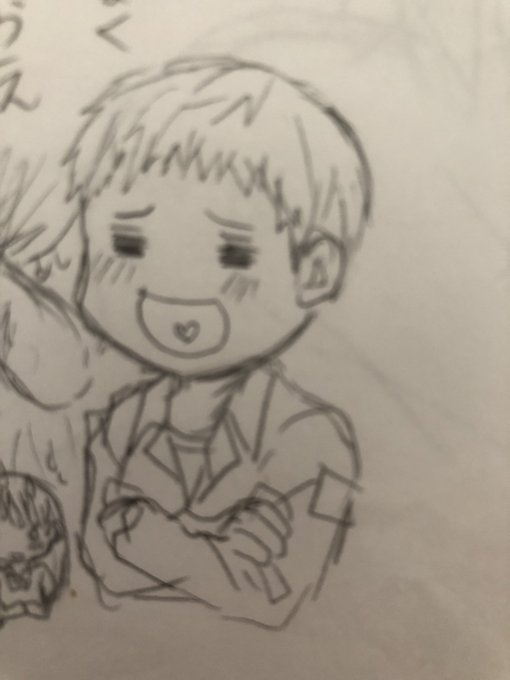 昔のクロッキー帳見てたら10年近く前の軍人さんいたwwwほぼ初期wwwwww髪なげえええ!!!細い!!! 