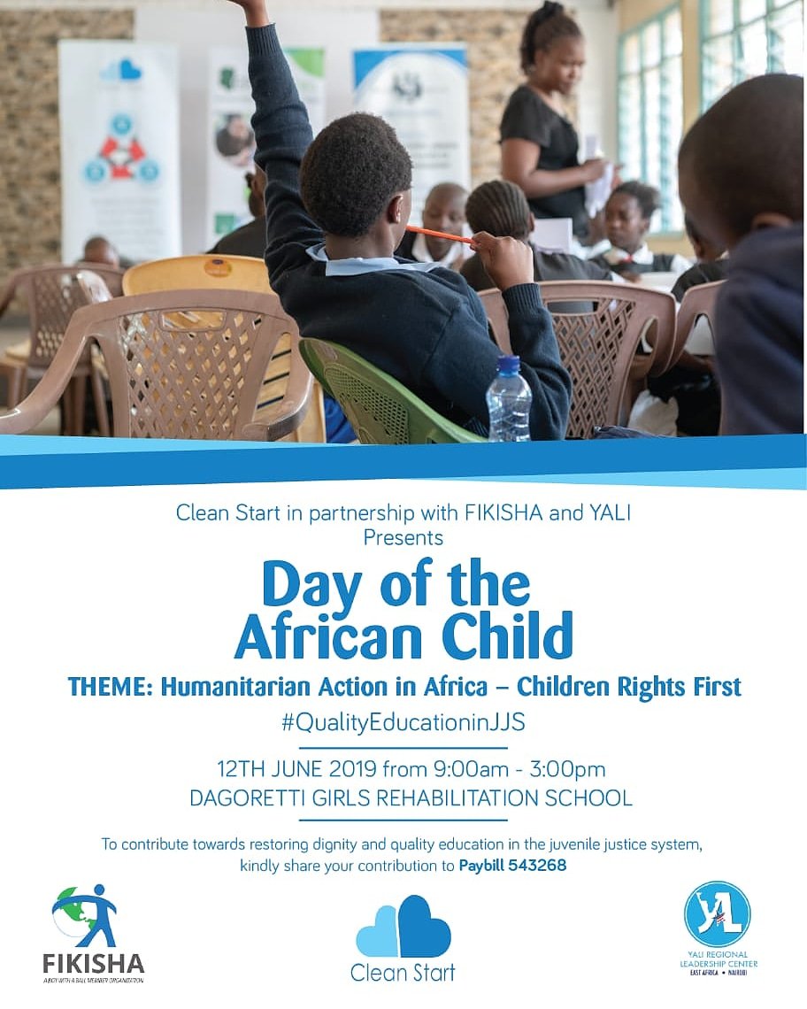 #CleanStartAdvocacy #TheDayOfTheAfricanChild #QualityEducationInJJS