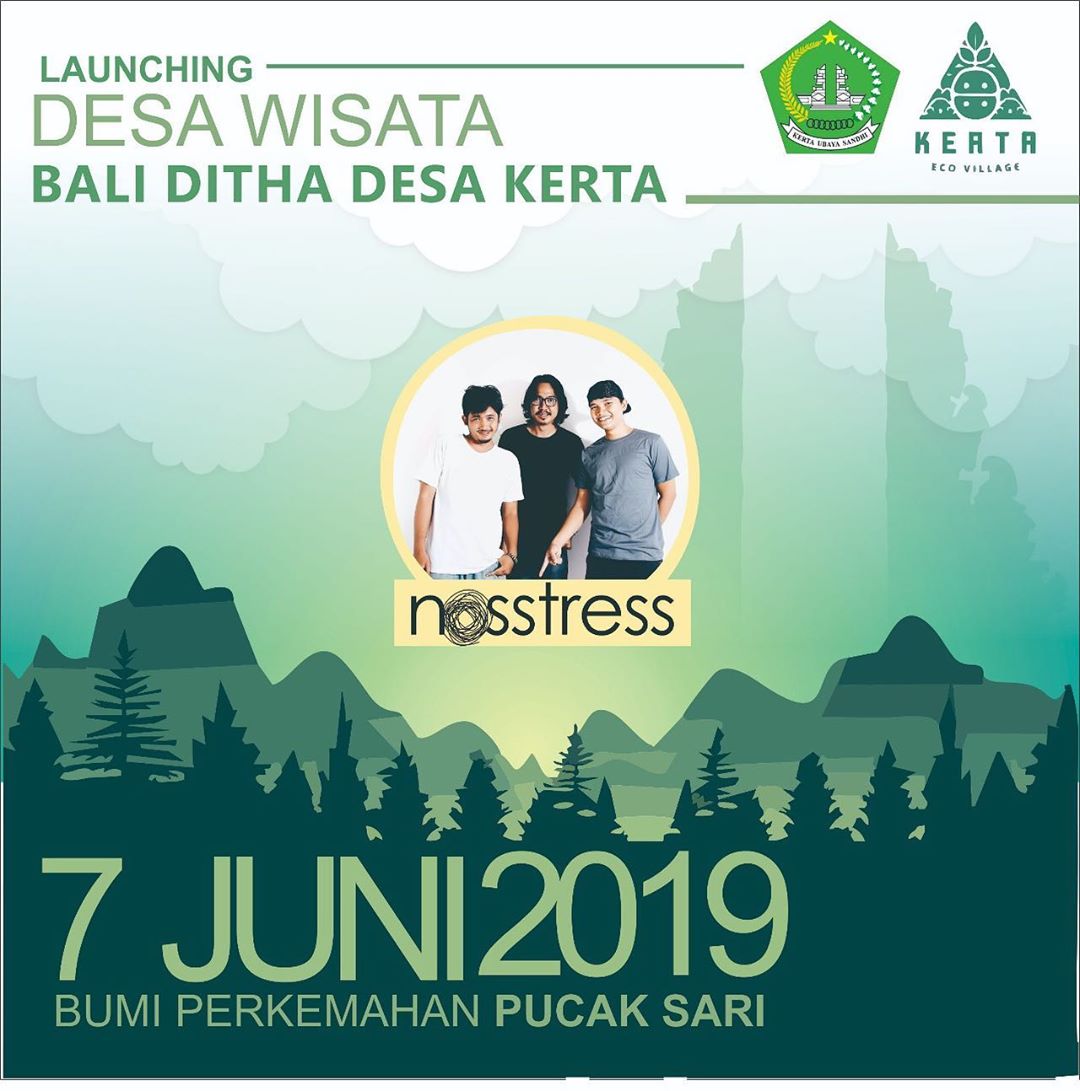 Launching Desa Wisata Bali Ditha Desa Kerta Payangan, yg diadakan pada 5-7 Juni 2019 di Bumi Perkemahan Puncak Sari. Rumah Kompos Padangtegal juga turut dalam mensupport acara ini jangan lupa ada sosialisasi kami dan Trash Hero, serta dimeriahkan Made Bawa (Lolot) dan Nosstress
