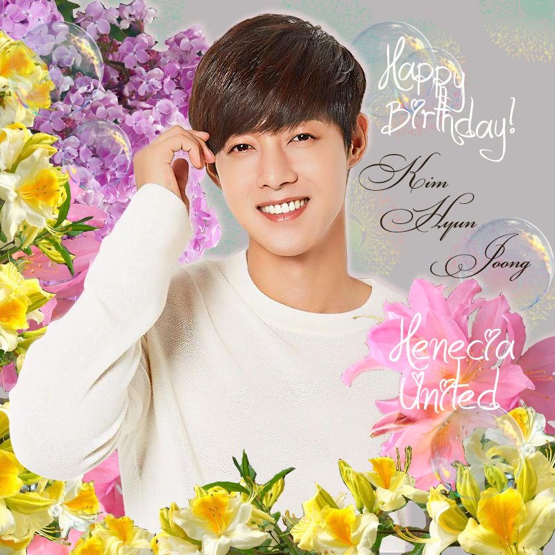 Happy Birthday Kim Hyun Joong.
Henecia United.     