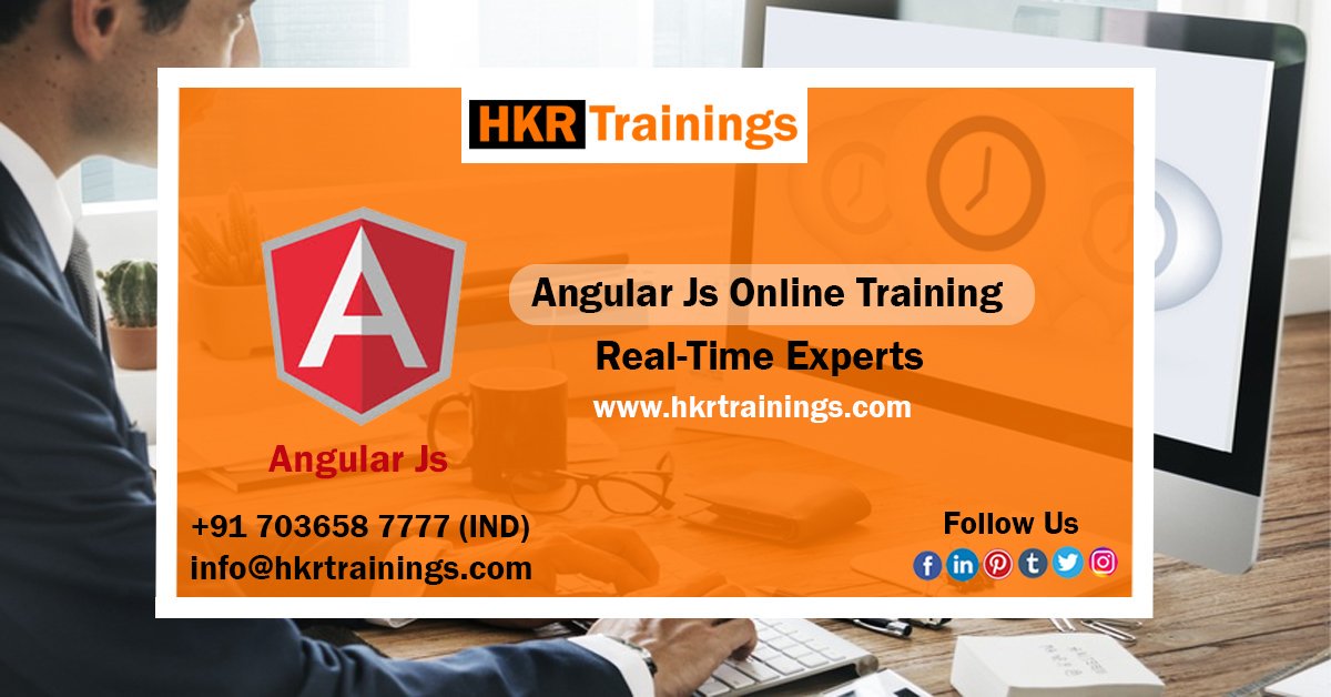 hkrtraining's tweet image. HKR Trainings offering professional Angularjs Online Training by real-time working experts. Get 100% practical experience on angularjs training at HKR Trainings.
contact:: +91 7036587777
visit: hkrtrainings.com
#AngularJSOnlineTraining #learnAngularJs