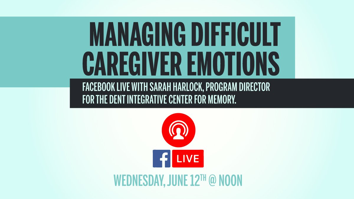 DentInstitute's tweet photo. In this Facebook Live, we will discuss the difficult emotions behind being a caregiver. You might experience conflicting feelings at the same time. It can be challenging to manage, no matter what your caregiver role is. We will explain common emotions and how to manage them. https://t.co/YqK9nnAXq8