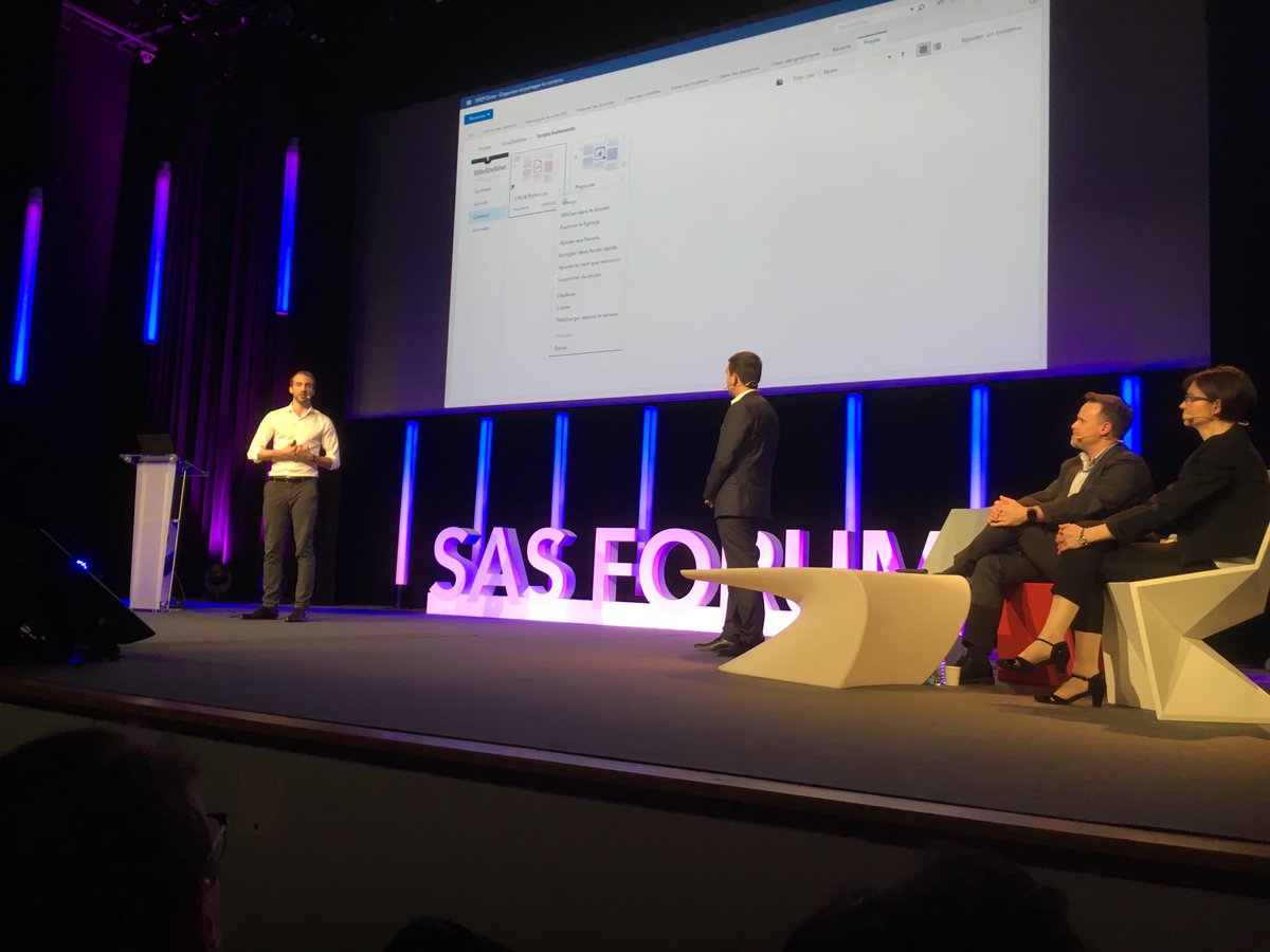 #SASFF2019 l’analytique en actions sans compromis sur la gouvernance et la mise en application métiers avec ⁦<a href="/SASFrance/">SAS France</a>⁩ #AI