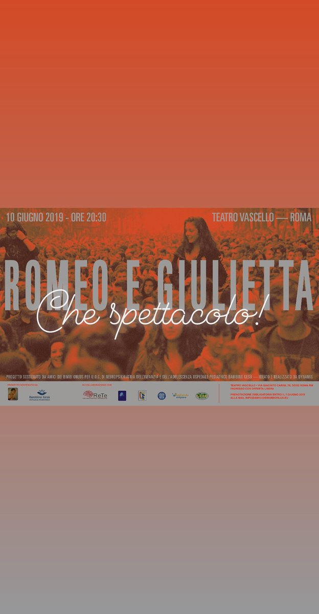 Lunedì 10 giugno 20.30
Teatro il Vascello 
Che fai, non vieni?