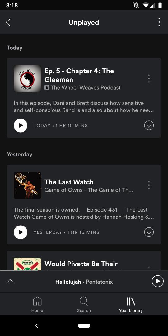 DeGz77's tweet photo. @WheelWeavesPod yessss. New episode! I've been waiting! Work day just got better. https://t.co/Hgi3KDQ3F0
