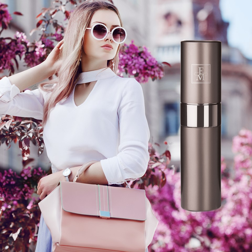 PerfumeByFM's tweet photo. ✅ Did you know your favorite perfume can be with you forever, even in a little bag! 
Comfortable and stylish. 
The Atomizer With Glass Refill keeps your favorite scent safe while travelling. 
In An Elegant Matte Aluminium Container. 😍

🔸 available in various colors
#NoLimits https://t.co/XgK47vgWOQ