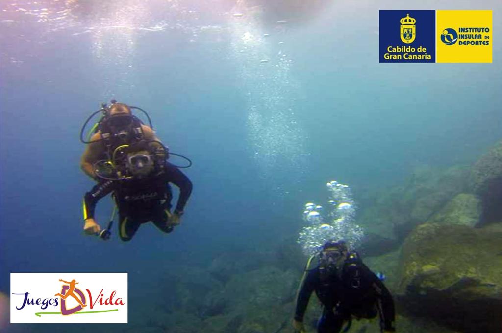JuegosDVida's tweet photo. Comenzamos con las prácticas del curso de buceo adaptado para 10 monitores con 100 horas de duración promovido desde la Gerencia del Instituto Insular de Deportes del Cabildo de Gran Canaria🙌🏼🌊 https://t.co/PNniTzgsz4