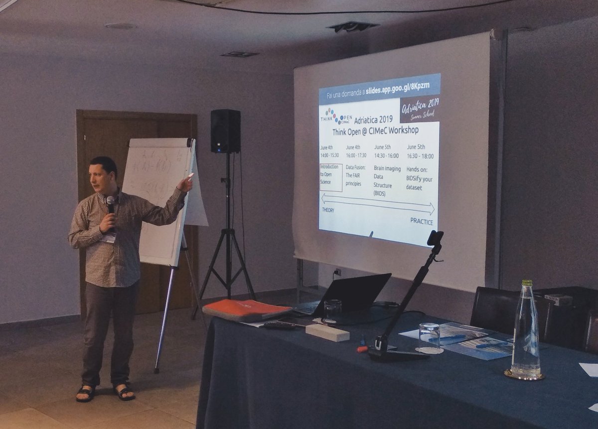 MamboUnich's tweet image. Do you #thinkopen ? So you will enjoy the workshop by @V_Iacovella from @cimec_unitrento !! 💡💡#Adriatica2019